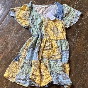 NWT! True Craft Multicolor Patterned Top